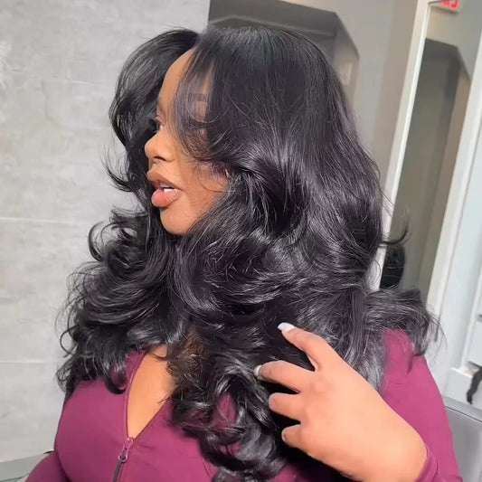 Density Body Wave Human Hair Wigs