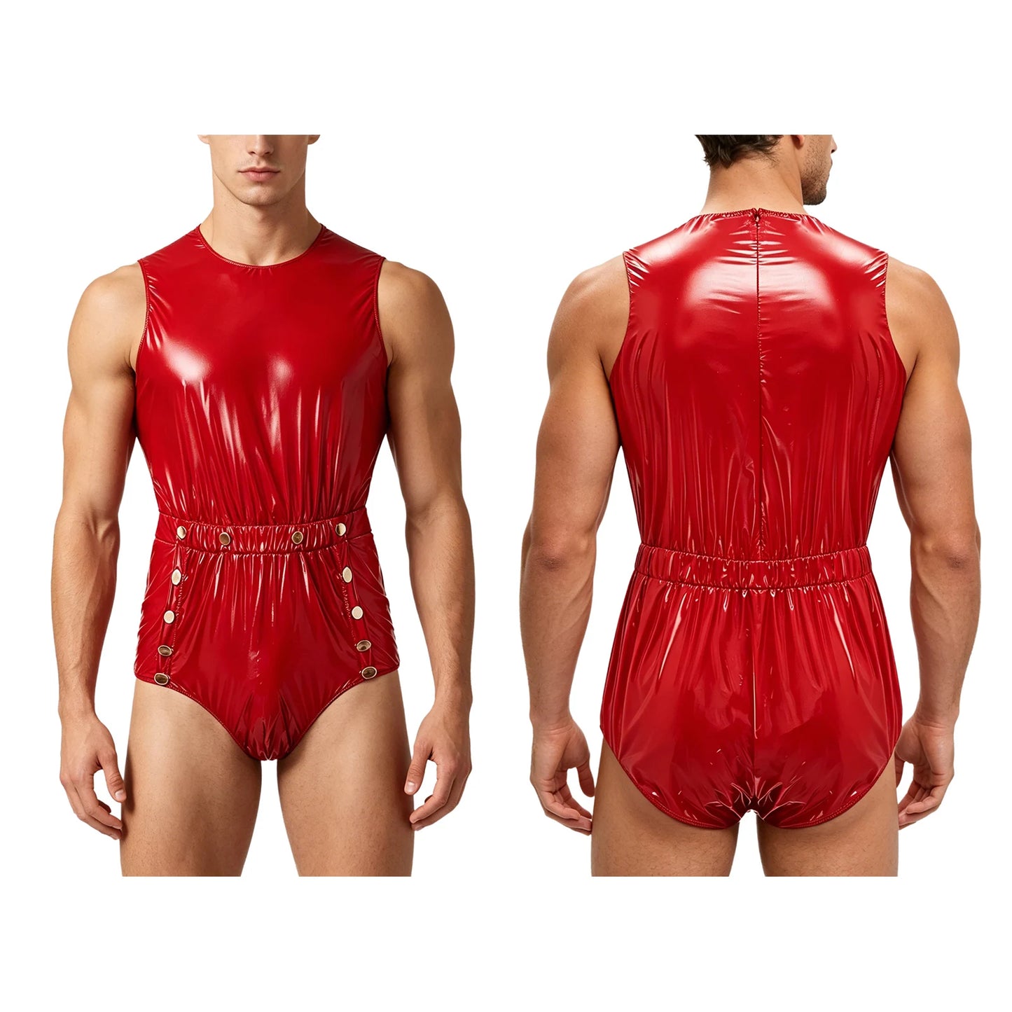 Mens Tear Away Backless, Nightclub Party Jumpsuit