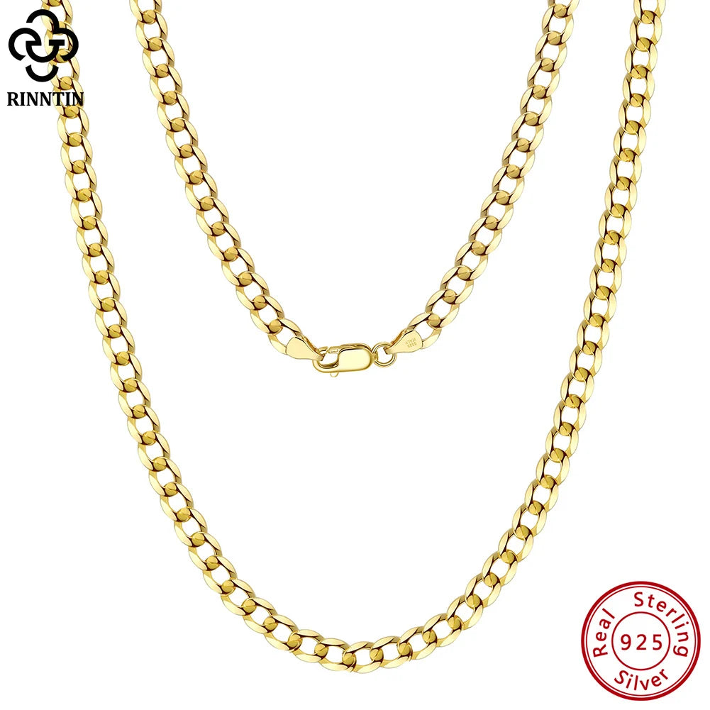 Italian Diamond Cut Cuban Link Chain Necklace