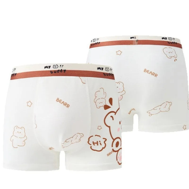 4PCS Boys Cute Mesh Breathable Comfort Underwear