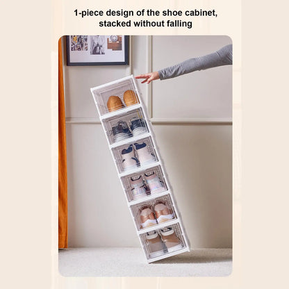 Storage Organizer Foldable Clear Stackable Box