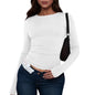 Sexy Cropped Womens Casual Skinny Slim T Shirts