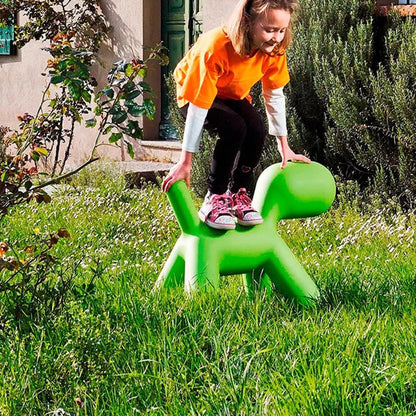 Plastic Children's Chair Cute Cartoon Dog Animal