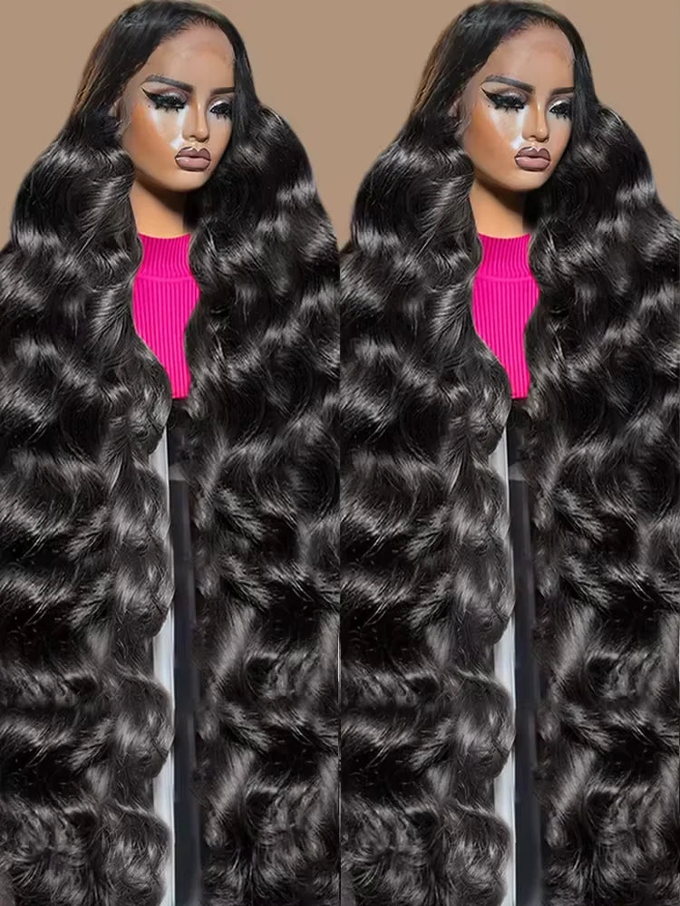Density Body Wave HD Transparent Lace Frontal Wig