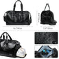 Vintage Leather Travel Duffel Bag for Men/Women