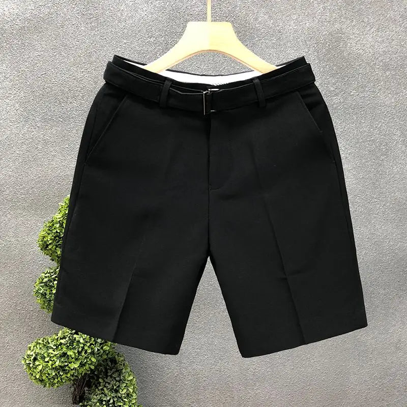 Casual Slim Fit Men's Suit Shorts Stylish