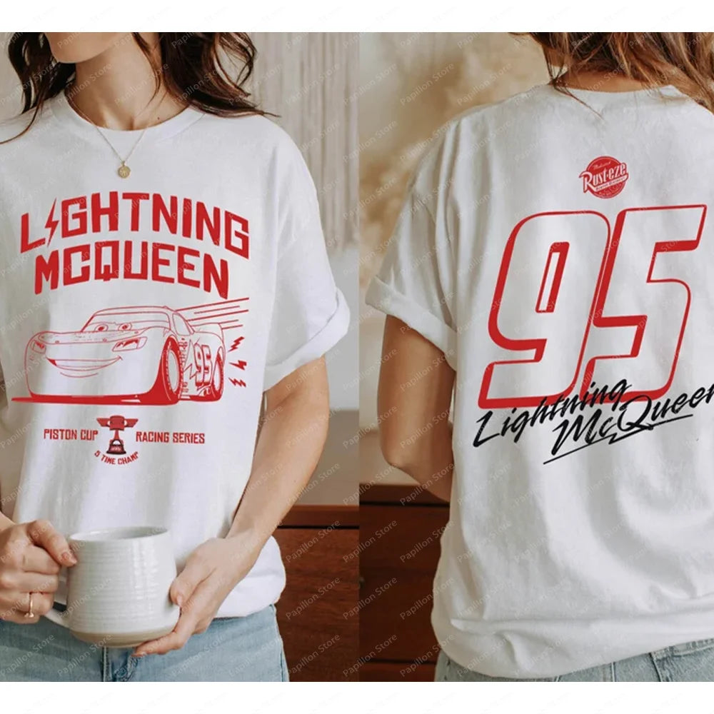 Lightning Mcqueen Shirt Piston Cup Champion Tee