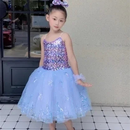 Tutu Ballerine Dance Ballet Leotards Girls