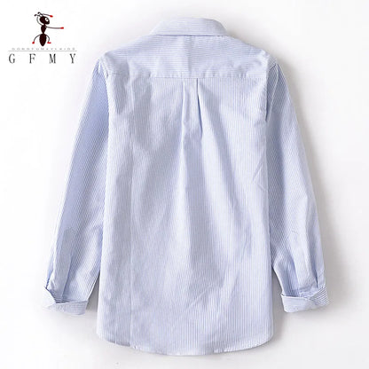 Fashion Clothes Stripe Long Sleeve Shirts