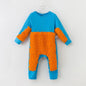 Girls Cleaning Mop Long Sleeve Crawling Jumpsuit