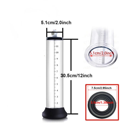Acrylic Penis Enlarger Pump Sex Toy Men