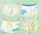 4PCS Cute Cartoon Boys Breathable Comfort Underwear