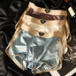 3PCS Luxury Silk Men's Breathable Double-layer Boxer