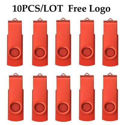 10pcs Flash Drive Flash Memory Card Memory Stick