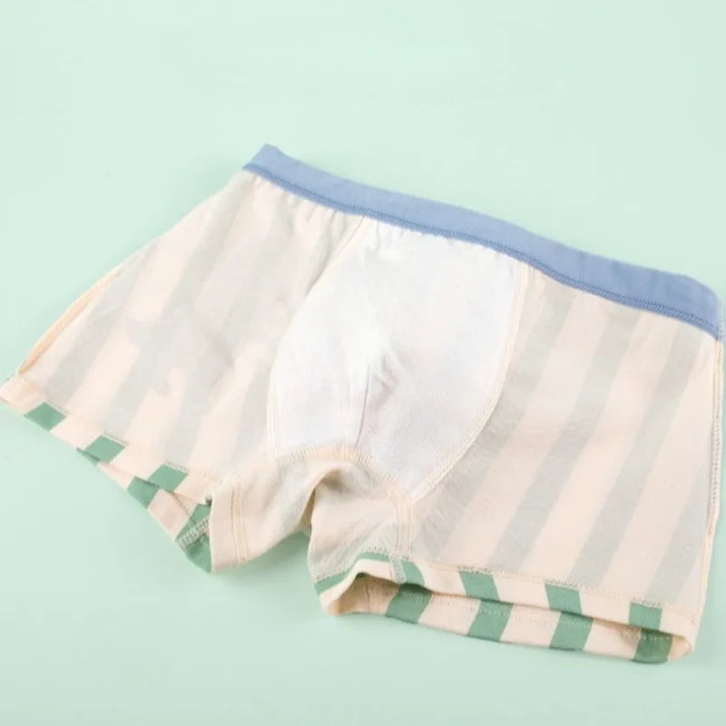 4PCS Boys Cute Dinosaur Print Breathable Comfort Underwear