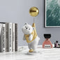 Balloon Polar Bear Resin Ornaments