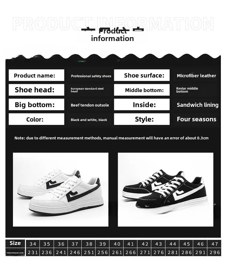 Labor Protection Shoes With Steel Toe Caps