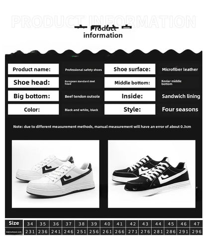 Labor Protection Shoes With Steel Toe Caps