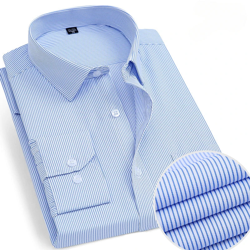 Mens Long-sleeved Non-ironing Anti-wrinkle Shirts