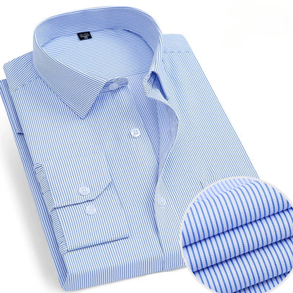 Mens Long-sleeved Non-ironing Anti-wrinkle Shirts
