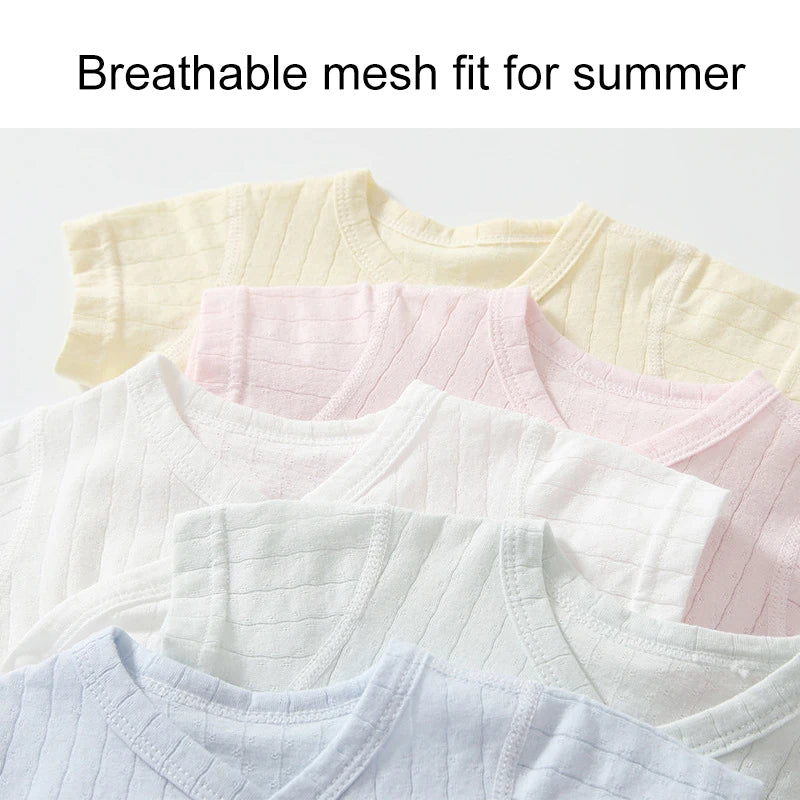 2Pcs Newborn Baby Girls Romper Pure Cotton Bodysuit