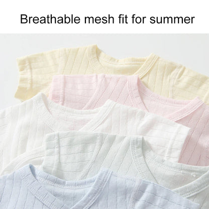 2Pcs Newborn Baby Girls Romper Pure Cotton Bodysuit