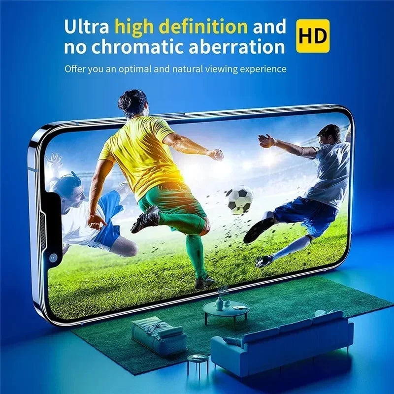 1-5Pcs Tempered Glass For iPhone Pro Max Screen