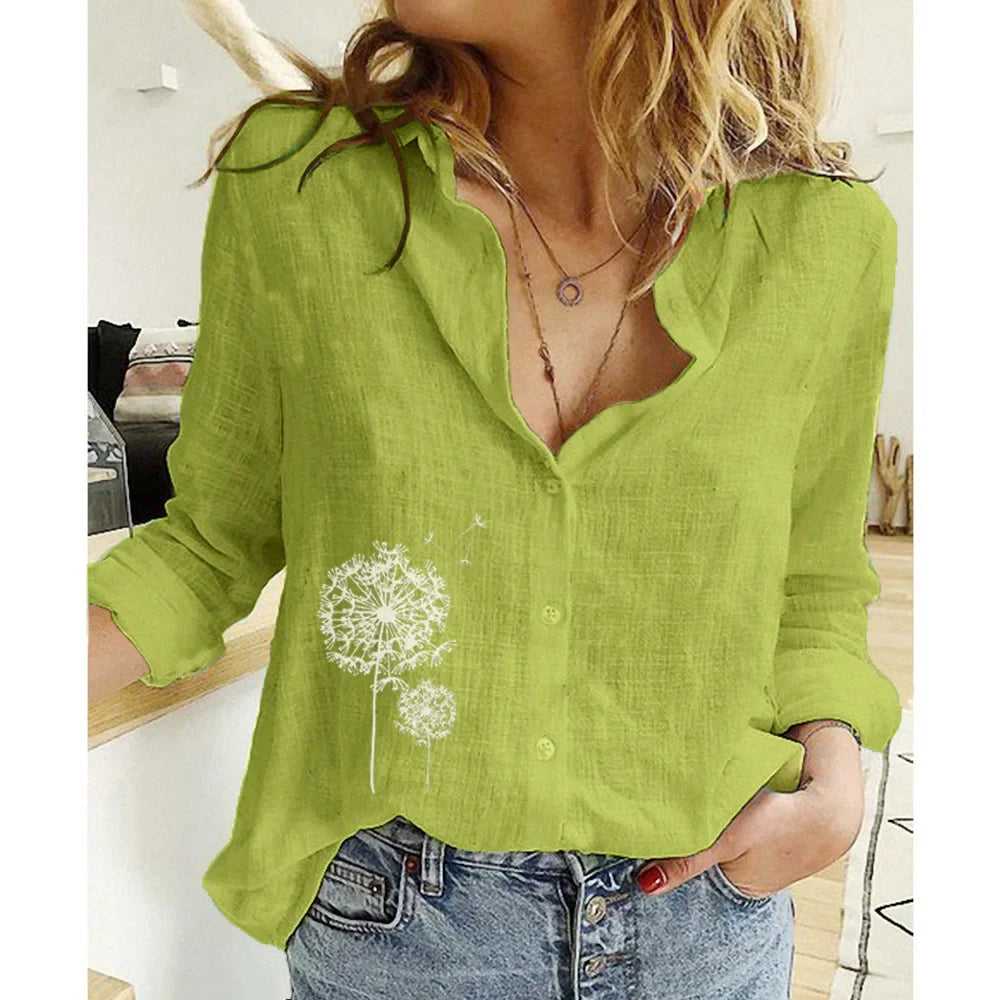 Women Cotton Linen Casual Fashion Elegant Streetwear