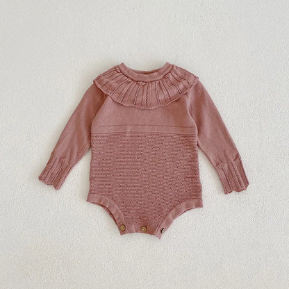 Knitted Baby Romper Newborn Clothes Long Sleeve