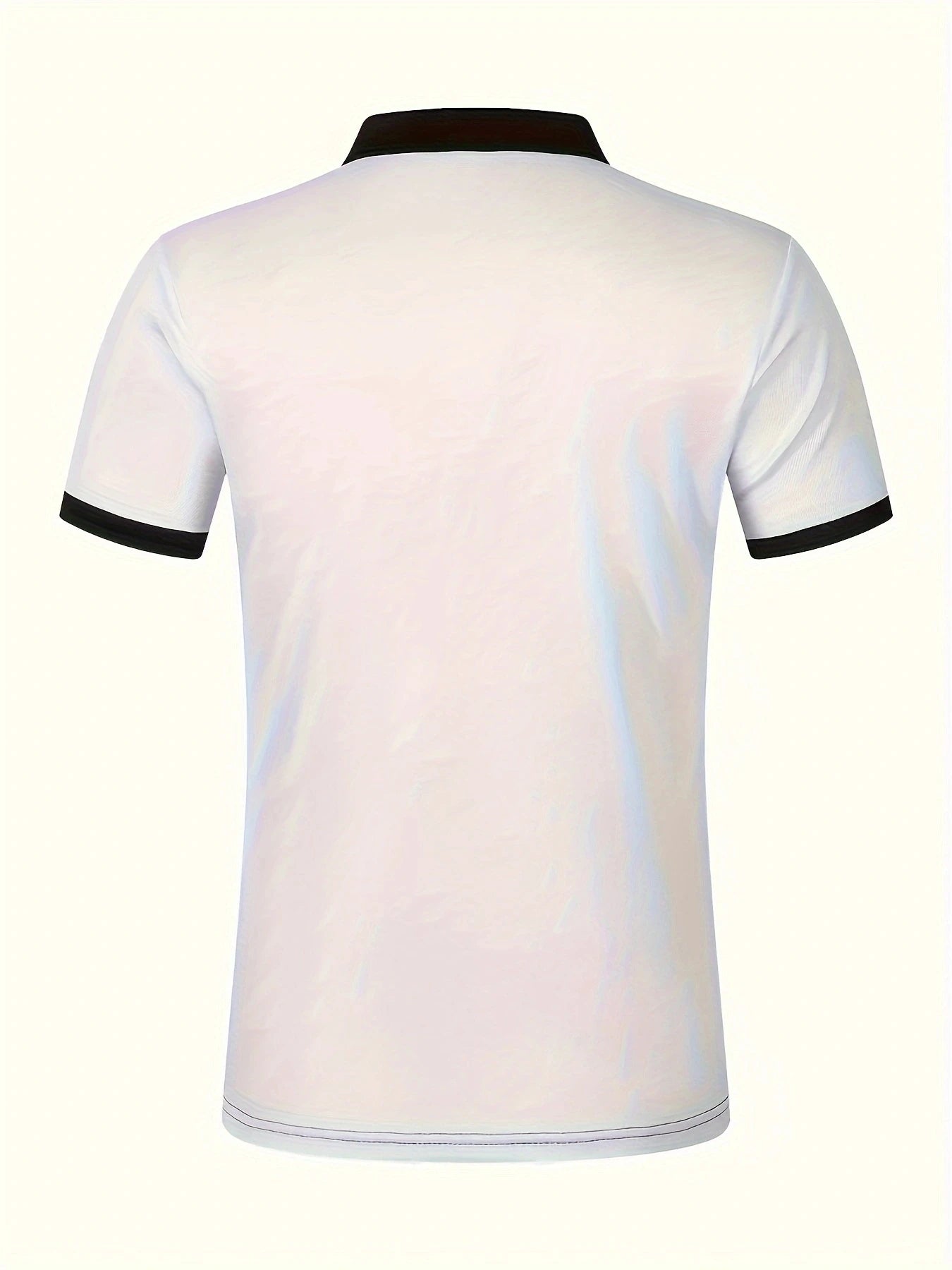 Short Sleeved Men's Casual Polo shirt, V-neck