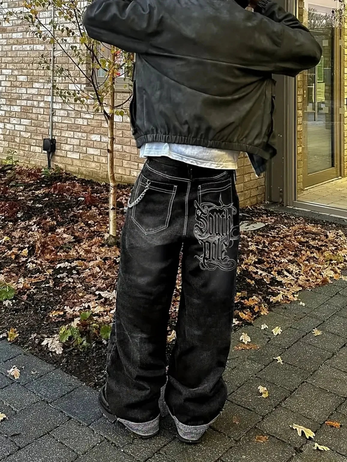 Vintage South Pole Black Denim Jeans Men's