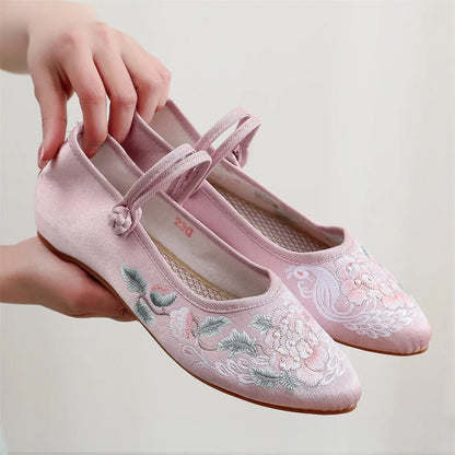 Women Casual Zapatos Vintage Cloth Single Shoes