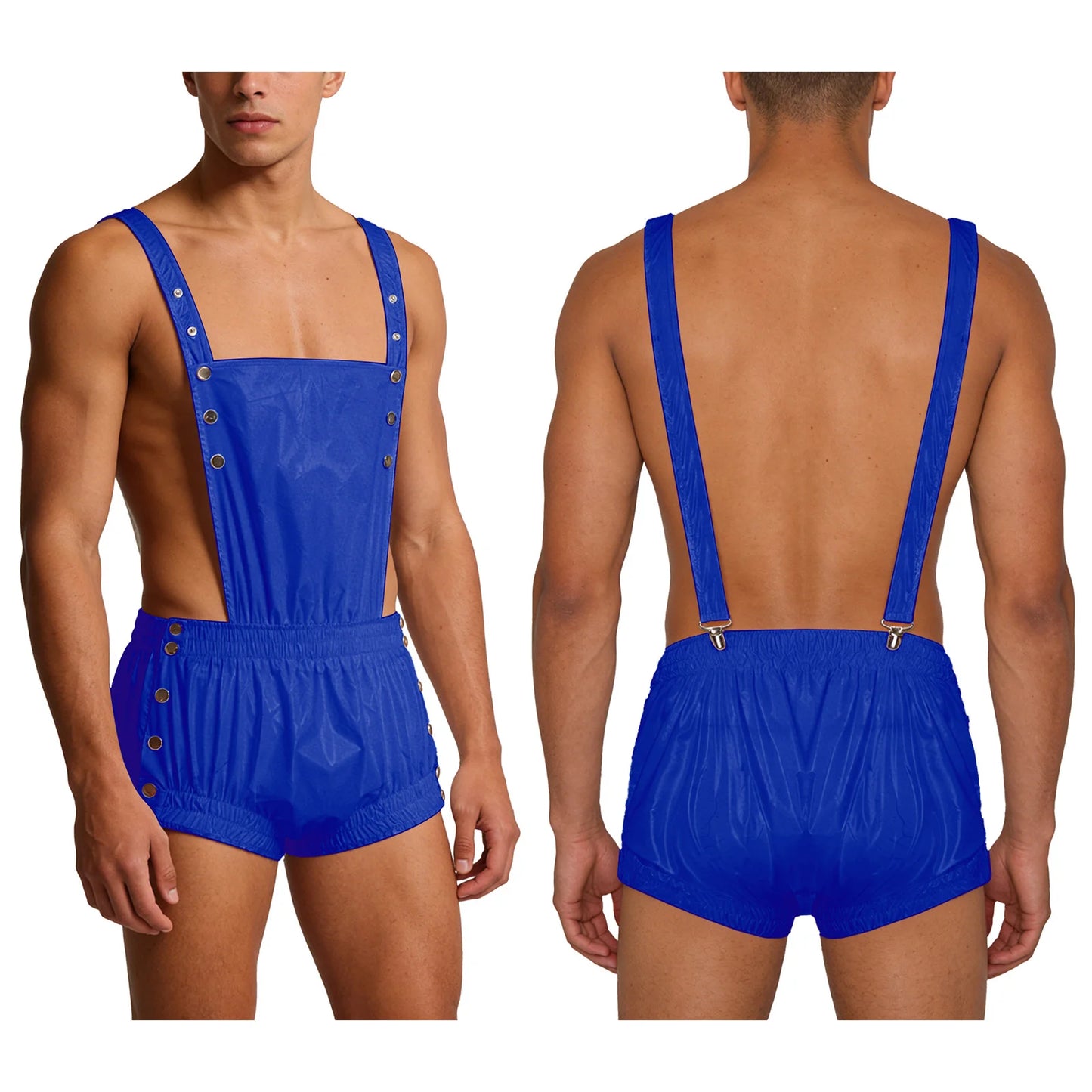Mens Tear Away Backless, Nightclub Party Jumpsuit