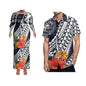 Women/Men Island Sunset Slim Customizable Samoa Hawaii Design