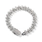 Mens Cubic Zirconia Cross Chain Fashion Jewelry