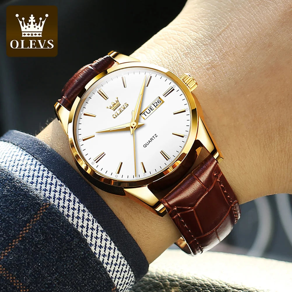 OLEVS 6898 Mens Watch Original Fashion Quartz