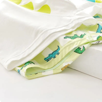 4PCS Cute Cartoon Boys Breathable Comfort Underwear