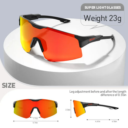 SCVCN Polarized Sports Sunglasses Cycling Glasses Riding