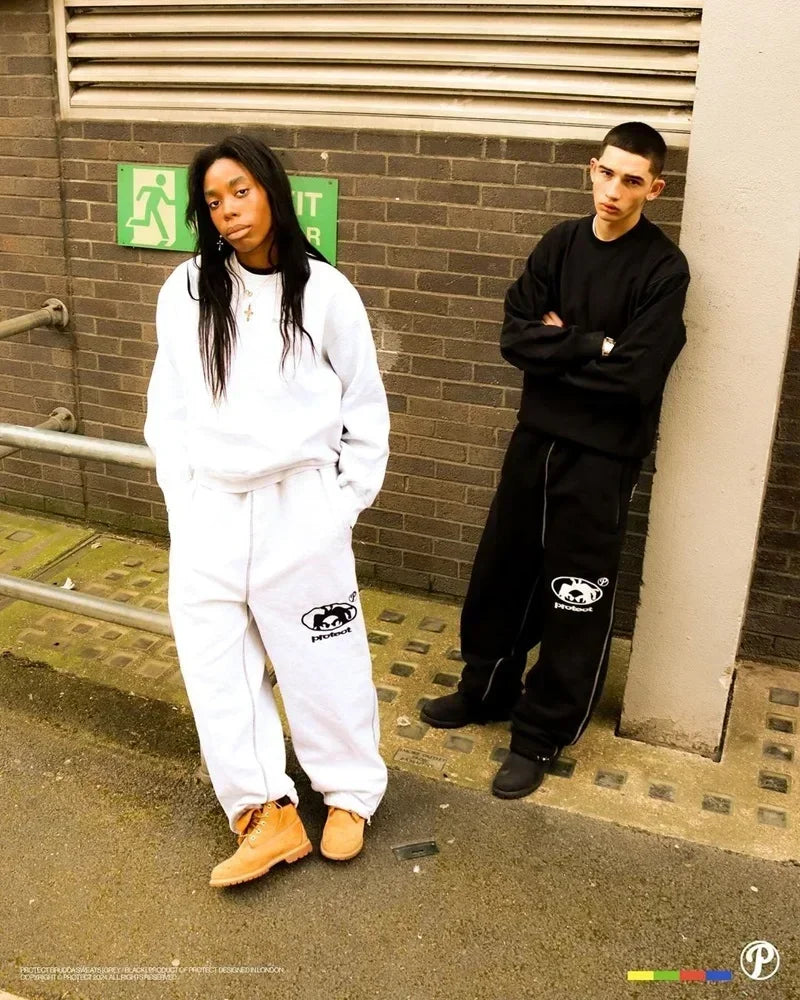 Man Long Pants Cargo Streetwear Joggers