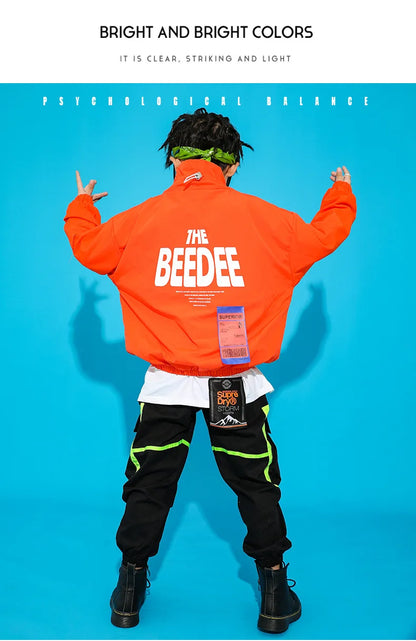 Boys/Girls Hip Hop Jacket Cargo Pants Child Pullover