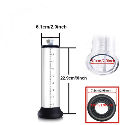 Acrylic Penis Enlarger Pump Sex Toy Men