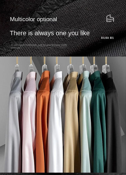 Men's Long Sleeve Shirt Luxurious Wrinkle Resistant