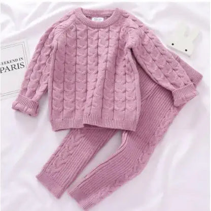 Boys/Girls Baby Knit Sweater Cardigan + Shorts