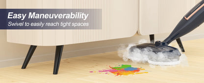Steam Mop Cleaner with Rotating Mop Pad