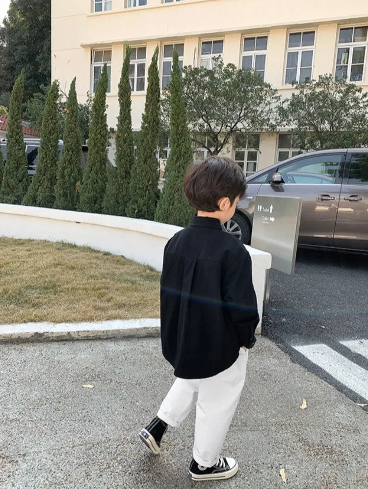 Boys Long Sleeve Trendy Streetwear Viral Fashion