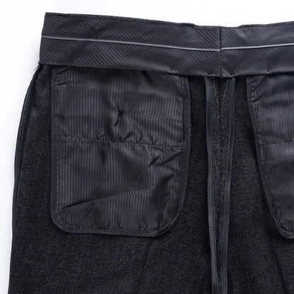 Mens High Waist Wool Trousers Cashmere Suit