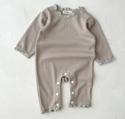 Baby Girls Knitting Romper Red Fashion
