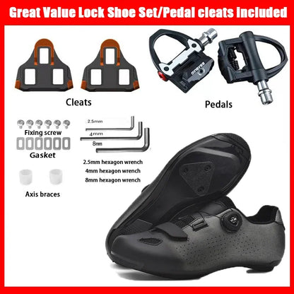 Breathable Sneaker Cleats Road MTB Bike Shoes