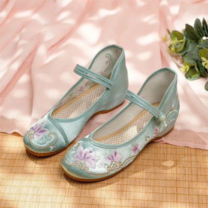 Women Casual Zapatos Vintage Cloth Single Shoes