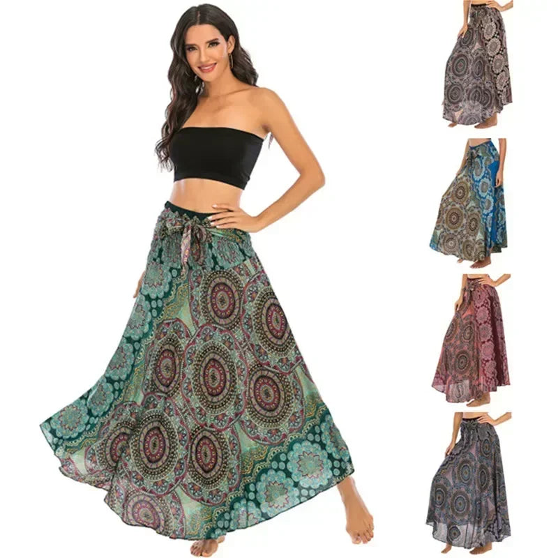 Sexy Long Boho Bottom Vintage Casual Skirt